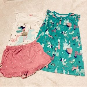 💥 3 for $10! Fairytale pajama set toddler girls